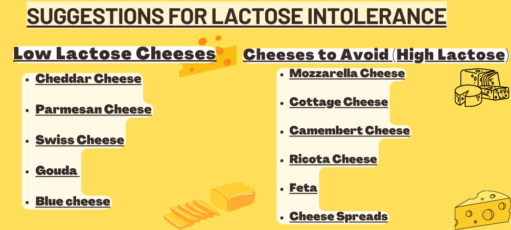 Best cheeses for lactose intolerance suggestions