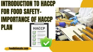 Introduction to HACCP plan for Food Safety