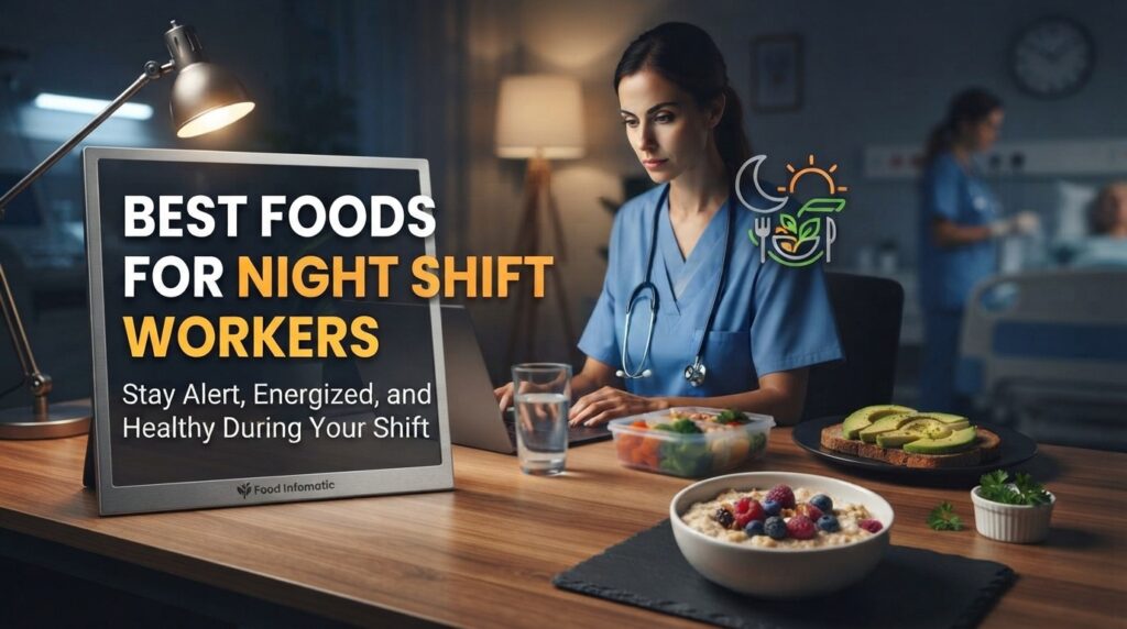 Best foods for night shift workers to stay alert and energized