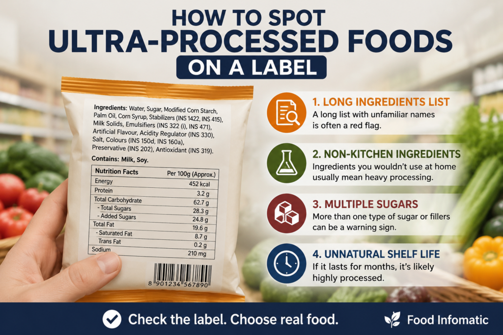 How to spot ultra-processed foods by checking the ingredients label